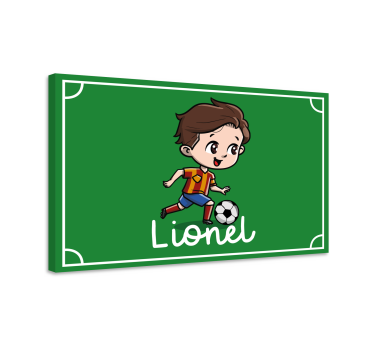 Slika na platnu sport nogometaš lik - TenStickers