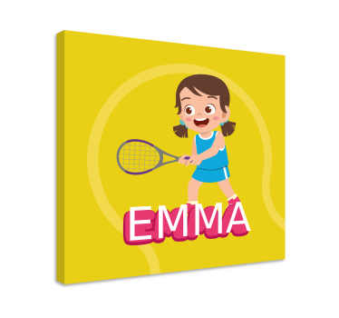 Slika na platnu ostalo cvijeće i biljke tenisa djevojka emma - TenStickers
