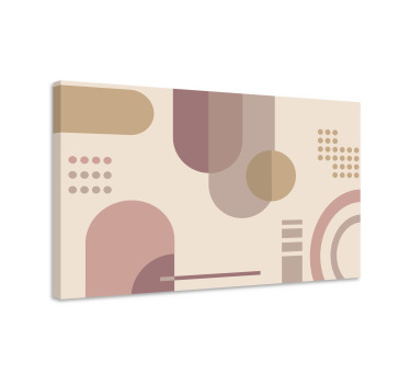 Slika na platnu moderna geometrijski apstraktni oblici - TenStickers