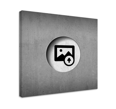 Sirovi beton prilagodljivi ispisi na platnu - TenStickers