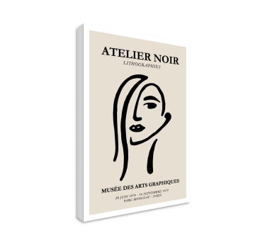 Atelier noir umjetnost platna - TenStickers