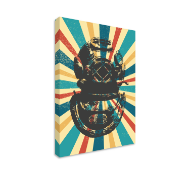 Vintage platno za ronioce - TenStickers