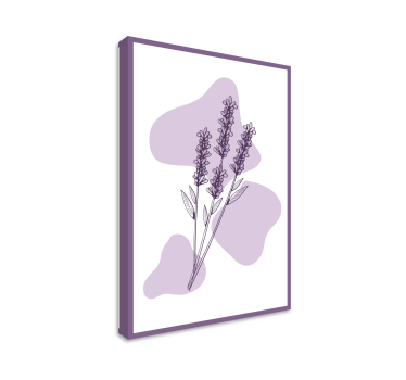 Slika na platnu cvijeće crtanje biljke lavande - TenStickers