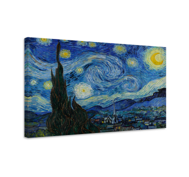 Slika na platnu umjetnost "Zvjezdana noć" van GoghaNa nebu visoko - TenStickers