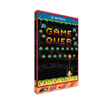Slika na platnu video igre 8-bitni arkadni zaslon - TenStickers