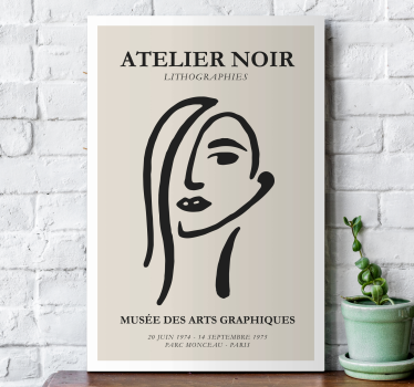 Atelier noir umjetnost platna - TenStickers