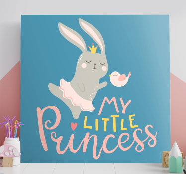 Bebe conejo frase mi princesa zidne slike za vrtić - TenStickers