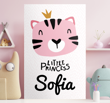 Bebe gato estilo nordico con nobre zidne slike za vrtić - TenStickers