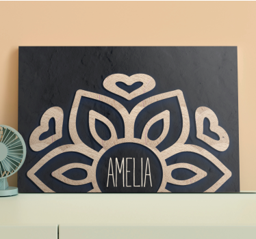 "boho" imitacija ratana rustikalno zidno platno - TenStickers