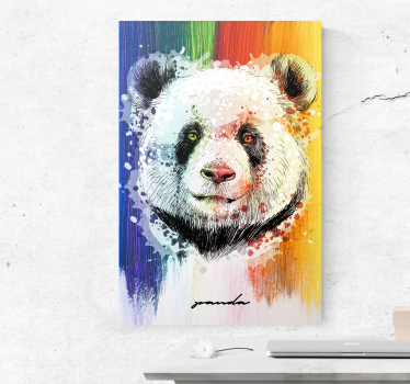 Dugino panda životinjsko platno - TenStickers