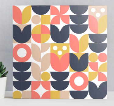 Geometrijska nordijska umjetnost na platnu - TenStickers