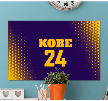Kobe bryant lakers cool košarkaški kućni otisci platna - TenStickers