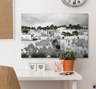 Otisci grada skyline alberobello trulli - TenStickers