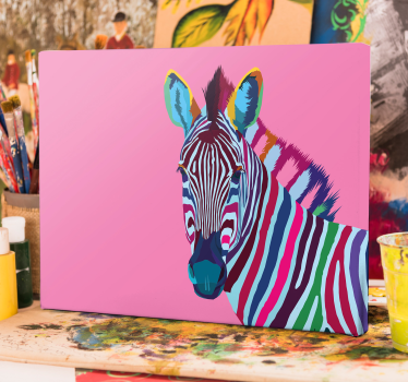 Otisci platna dugine zebre - TenStickers