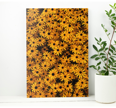 Slika na platnu cvijeće i biljke jarke žute flore - TenStickers