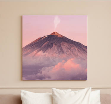 Slika na platnu krajolici aktivna erupcija vulkana - TenStickers