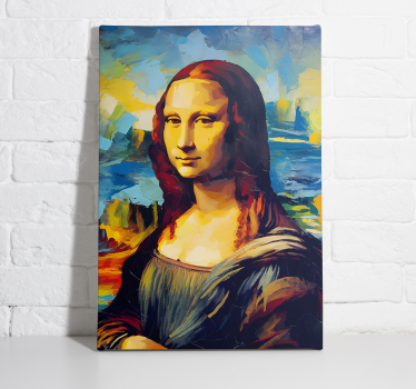 Slika na platnu umjetnost mona lisa stil impresionizma - TenStickers