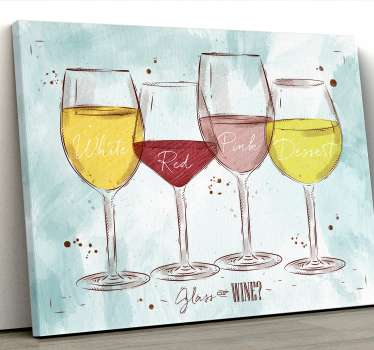 Rustico vino rustikalna platnena zidna umjetnost - TenStickers