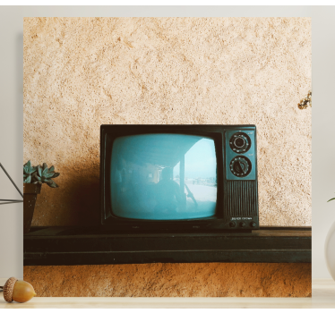 Slika na platnu berba retro televizijski ekran - TenStickers
