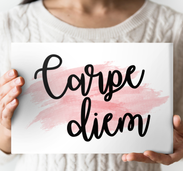 Slika na platnu citati carpe diem inspiracija - TenStickers
