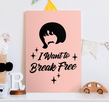 Slika na platnu citati ikonične fraze inspiracije - TenStickers