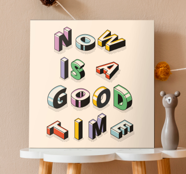 Slika na platnu citati motivacijska umjetnost teksta - TenStickers