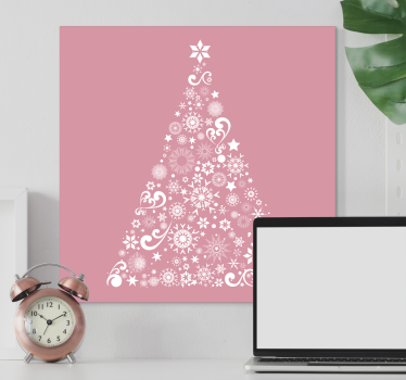 Slika na platnu cvijeće i biljke festivno cvjetno stablo - TenStickers
