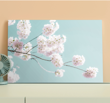 Slika na platnu cvijeće i biljke sakura cvijet stabljika - TenStickers
