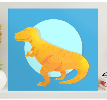Slika na platnu dinosauri veseli t-rex - TenStickers