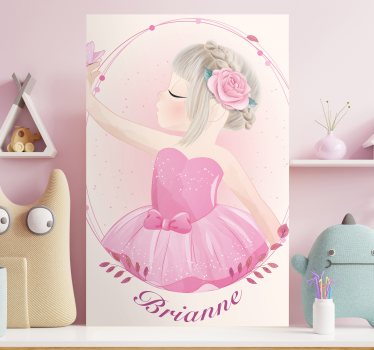 Slika na platnu djeca plesna balerina djevojčica - TenStickers