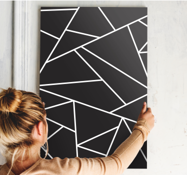 Slika na platnu geometrijski apstraktni kutni raspored - TenStickers