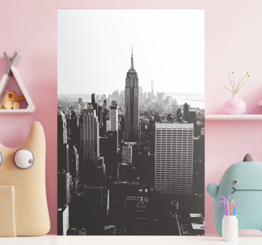 Slika na platnu gradova iz perspektive empire state - TenStickers
