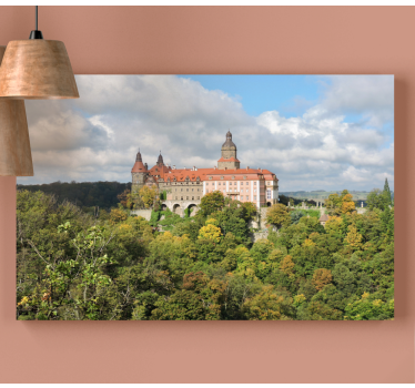 Slika na platnu gradova povijesni dvorac pejzaž - TenStickers