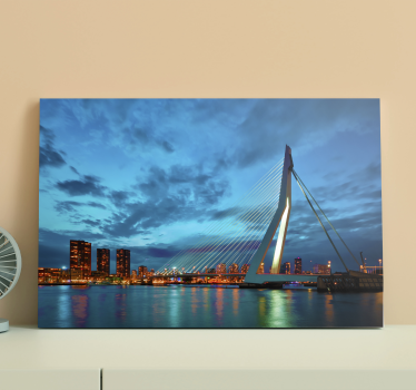 Slika na platnu gradova rotterdam skyline - TenStickers