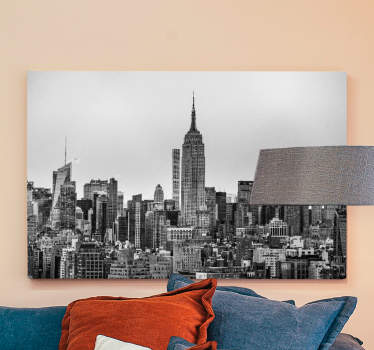 Slika na platnu gradova silueta new yorka - TenStickers