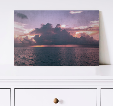 Slika na platnu krajolici mirni ocean u sumraku - TenStickers