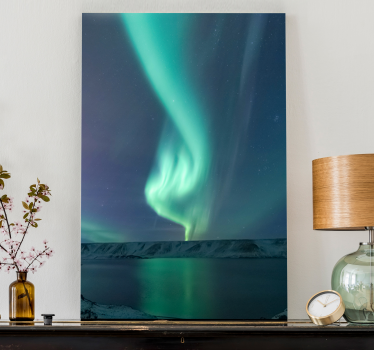 Slika na platnu krajolici prikaz aurora borealis - TenStickers