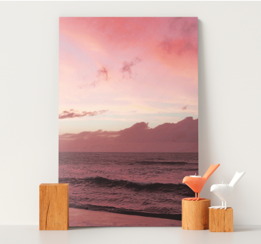 Slika na platnu krajolici umirući ocean u zalasku sunca - TenStickers