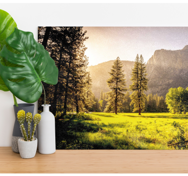 Slika na platnu krajolici veličanstvenih planina - TenStickers