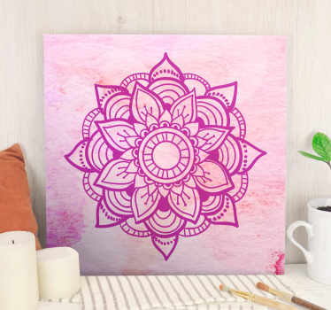 Slika na platnu mandala elaboratna botanička mandala - TenStickers