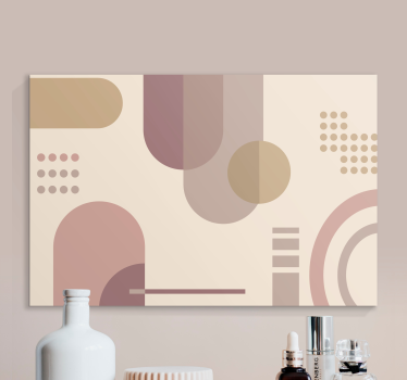 Slika na platnu moderna geometrijski apstraktni oblici - TenStickers