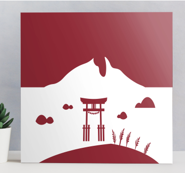 Slika na platnu orijentalni japanska torii vrata - TenStickers