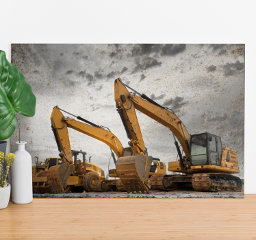 Slika na platnu sport heavy machinery duo - TenStickers