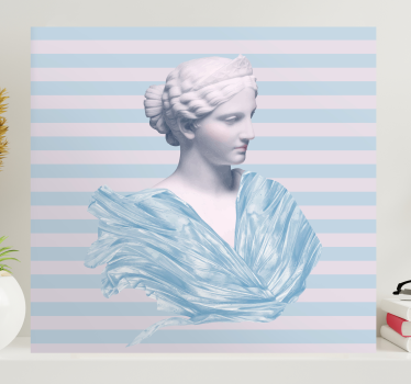 Slika na platnu umjetnost klasični kip busto - TenStickers