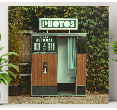 Slika na platnu video igre vintage foto kabina - TenStickers