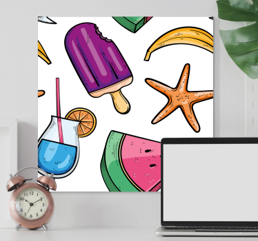 Slika na platnu voće voćne ljetne poslastice - TenStickers