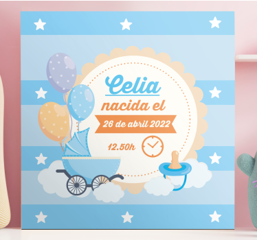 Slika na platnu vrtić proslava dolaska bebe - TenStickers