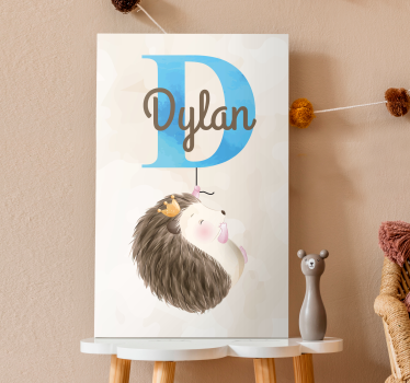 Slika na platnu vrtić slatka ilustracija ježa - TenStickers