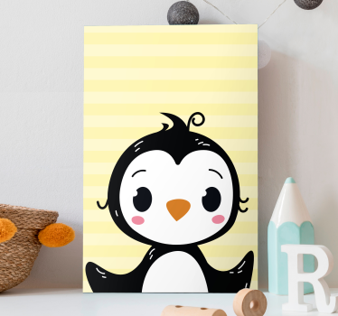 Slika na platnu životinje slatka figura pingvina - TenStickers