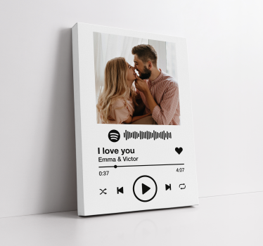 Spotify bijela pozadina glazba platno zidne umjetnosti - TenStickers